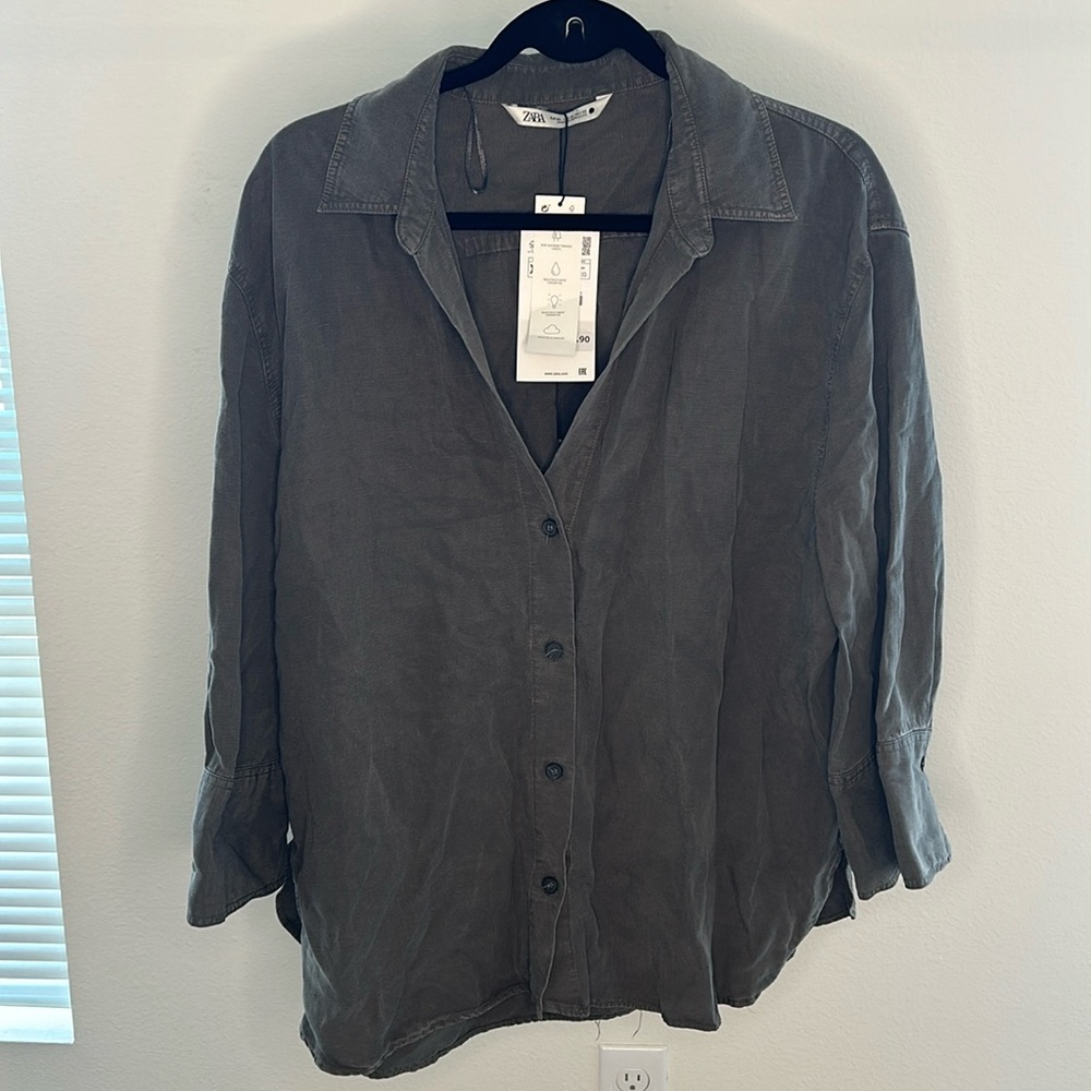 Zara button down NWT Size XL